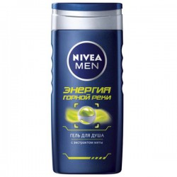 Гель для душа для мужчин, Nivea (Нивея) 250 мл арт. 80803 свежесть горной реки