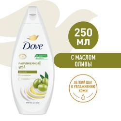 Крем-гель для душа, Dove (Дав) 250 мл питательный уход с маслом оливы бессульфатный