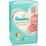 Подгузники, Pampers (Памперс) 6-10 кг №18 премиум кеа миди